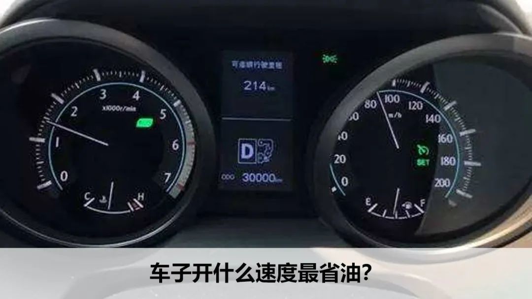 汽車開(kāi)到(dào)哪種(zhǒng)速度最省油？終于有了答案！